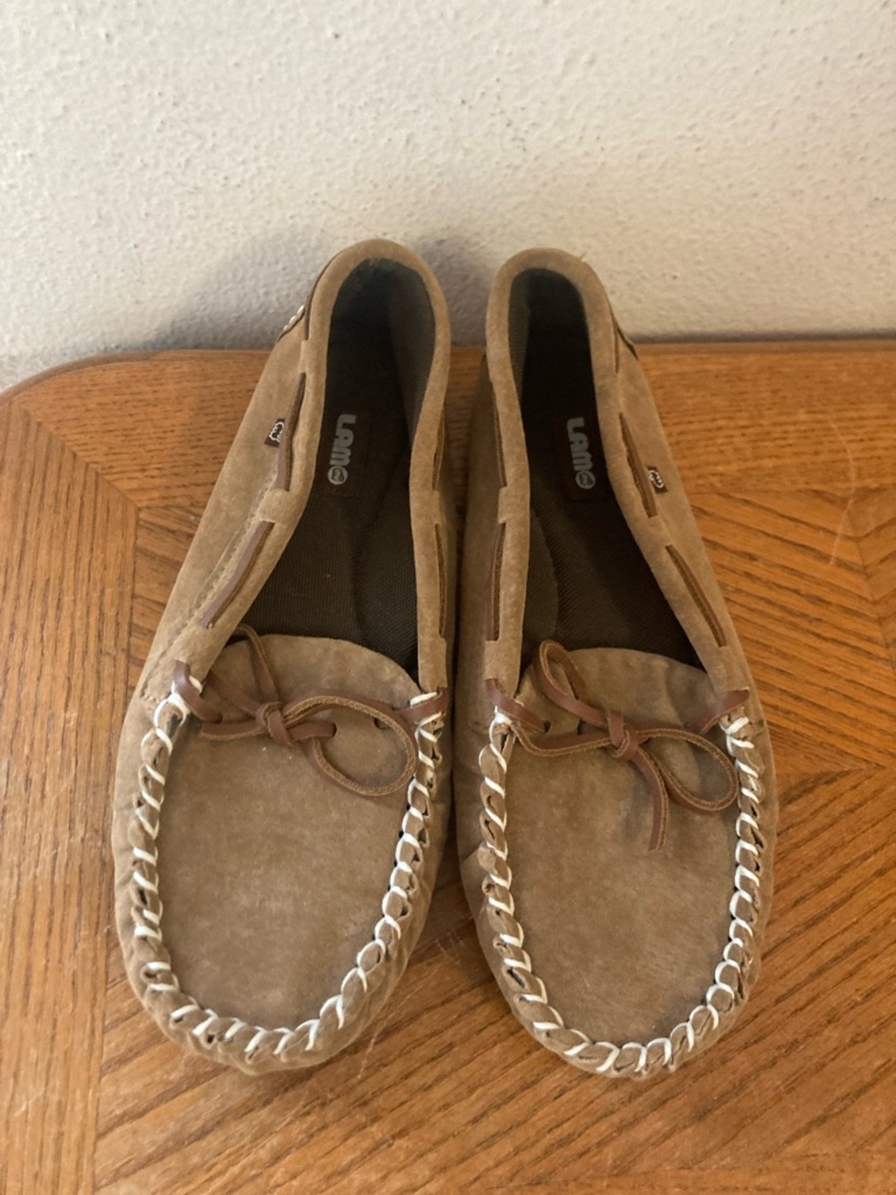 LAMO “Selena” Women’s Brown Suede Moccasins (8)
